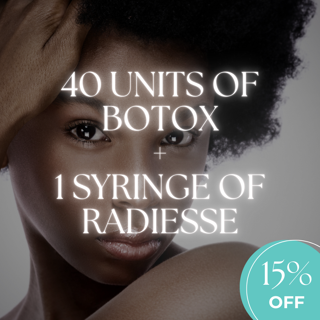 40 Units of Botox + 1 Syringe of Radiesse, 15% Off!