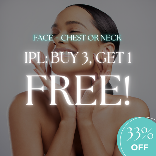 Buy 3 Face Treatments, Get a Free Chest or Neck Treatment!