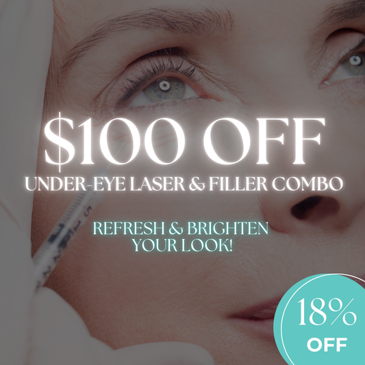 Bright Eyes: $100 Off Under-Eye Laser & Filler Combo!